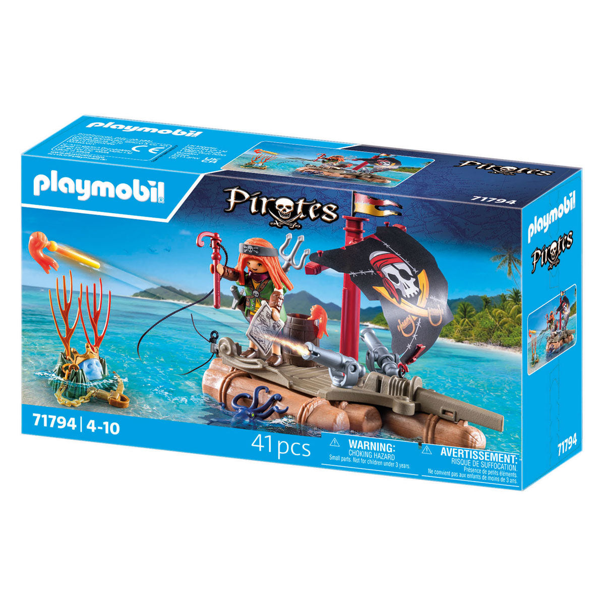 Playmobil 71794 Piratenfloß mit Schatz