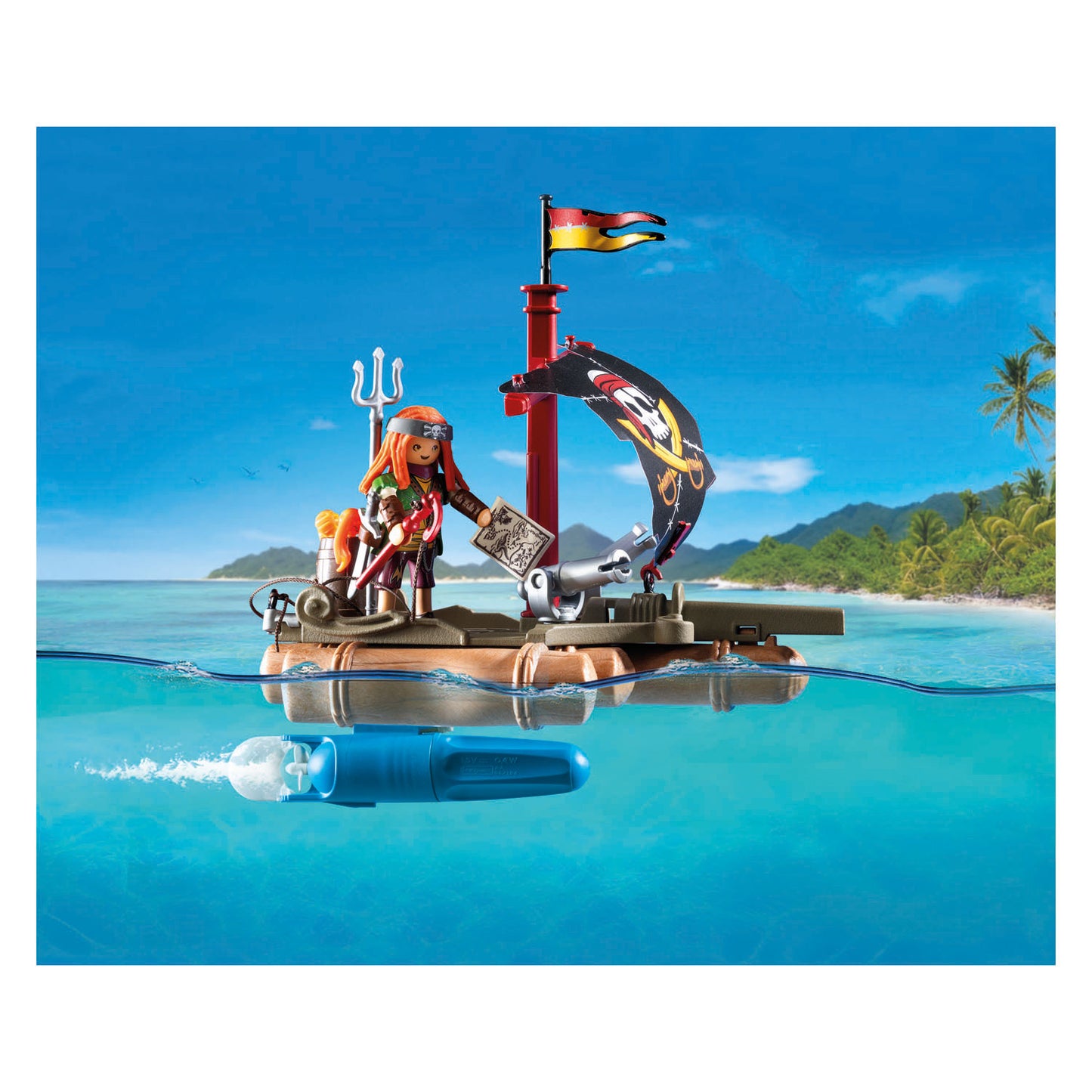 Playmobil 71794 Piratenfloß mit Schatz