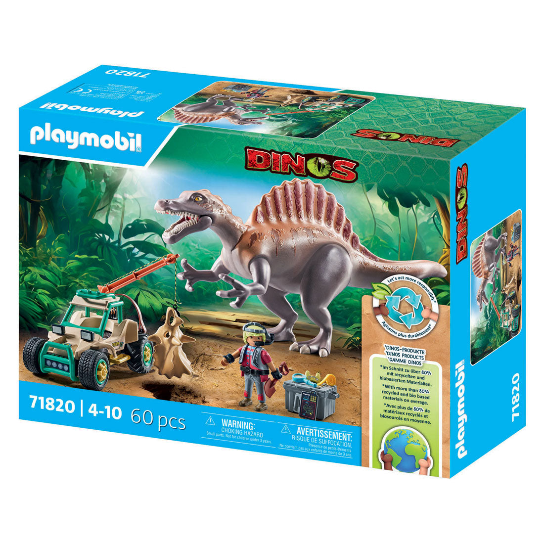 Playmobil 71820 Spinosaurus Angriff