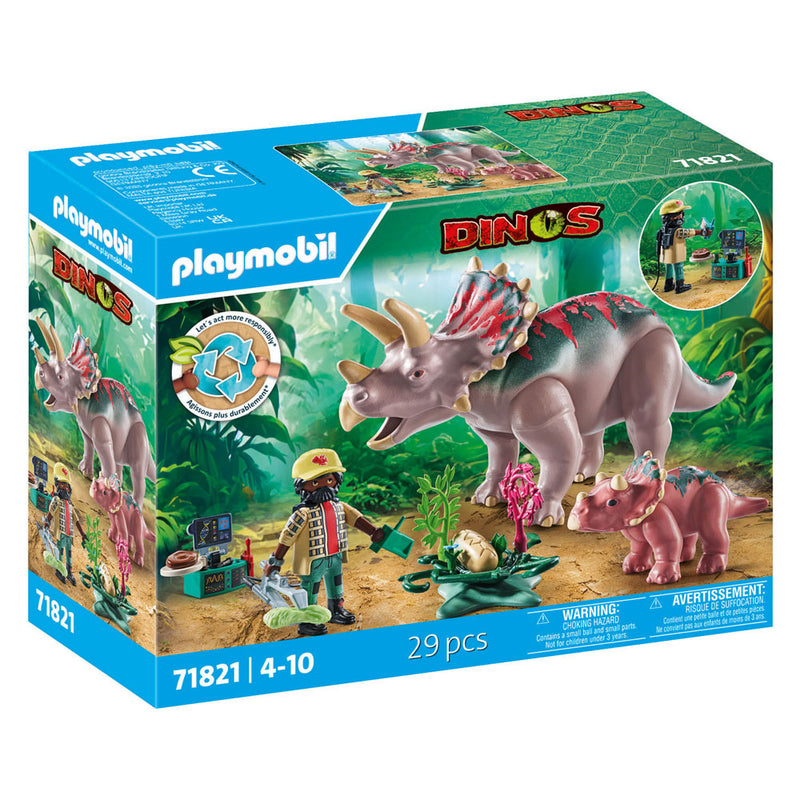 Playmobil 71821 Triceratops Familie
