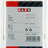 Mack 1017953 – Klammerstahl verzinkt 250 g 2,7 x 25 mm | 5 Stück