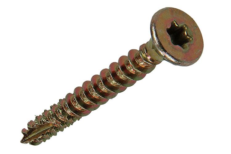 Mack 1018021 - spanienplschr.vzkop-selbstmontage gelb plattiert 26 Stück 5,0 x 40 mm | 5 Stück