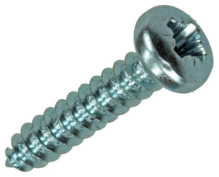 Mack 1018064 – selbstschneidende Schraube mit Zylinderkopf, verzinkt. 56 Stück 3,9 x 19 mm | 5 Stück