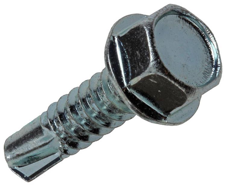 Mack 1018088 – selbstbohrende Sechskantschraube. Kopf verzinkt. 45 Stück 6,3 x 25 mm | 5 Stück