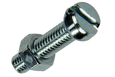 Mack 1018094 - Metallschraubzyl. Kopf + Mutter plattiert 38 Stück M5 x 20 mm | 5 Stück