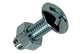Mack 1018100 – Heizungsschraube + Mutter aus verzinktem Stahl, 40 Stück, M6 x 20 mm | 5 Stück