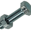 Mack 1018107 – Hahnschraube + Mutter aus verzinktem Stahl, 35 Stück, M5 x 20 mm | 5 Stück
