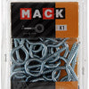 Mack 1018137 - Schrauböse verzinkter Stahl 25 Stück 4,5 x 30 mm | 5 Stück