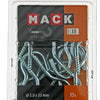 Mack 1018141 - Schraubhaken Stahl verzinkt 15 Stück 5,0 x 35 mm | 5 Stück
