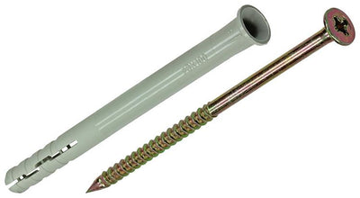 Mack 1018169 - Nylon-Nageldübel Polyamid 18 Stück 8 x 100 mm | 3 Stück