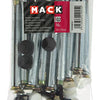 Mack 1018170 - Metallrahmendübel verzinkter Stahl 16 Stück 10 x 90 mm | 5 Stück