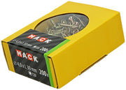 Mack 1020137 – Spanplattenschraube VZ KP-SelbstsicherndGVZ 200 Stück 4,0 x 30 mm | 5 Stück - afbeelding 3
