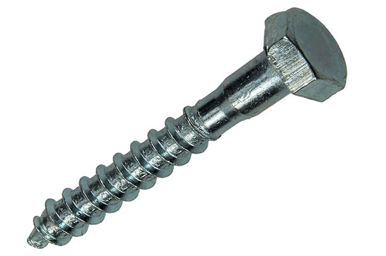 Mack 1020181 - Holzgewindebolzen verzinkt 30 Stück 10 x 70 mm | 3 Stück