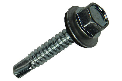 Mack 1020187 – selbstbohrende Schraube Sechskantkopf EPDM-vz 100 Stück 6,3 x 38 mm | 2 Stk