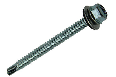 Mack 1020189 – selbstbohrende Schraube Sechskantkopf EPDM-vz 100 Stück 6,3 x 75 mm | 1 Stk