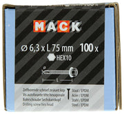 Mack 1020189 – selbstbohrende Schraube Sechskantkopf EPDM-vz 100 Stück 6,3 x 75 mm | 1 Stk - afbeelding 4