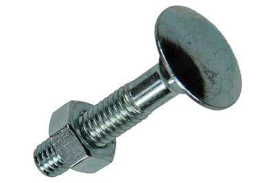 Mack 1020197 – Holzschraube + Mutter verzinkt 30 stm6 x 30 mm | 5 Stück
