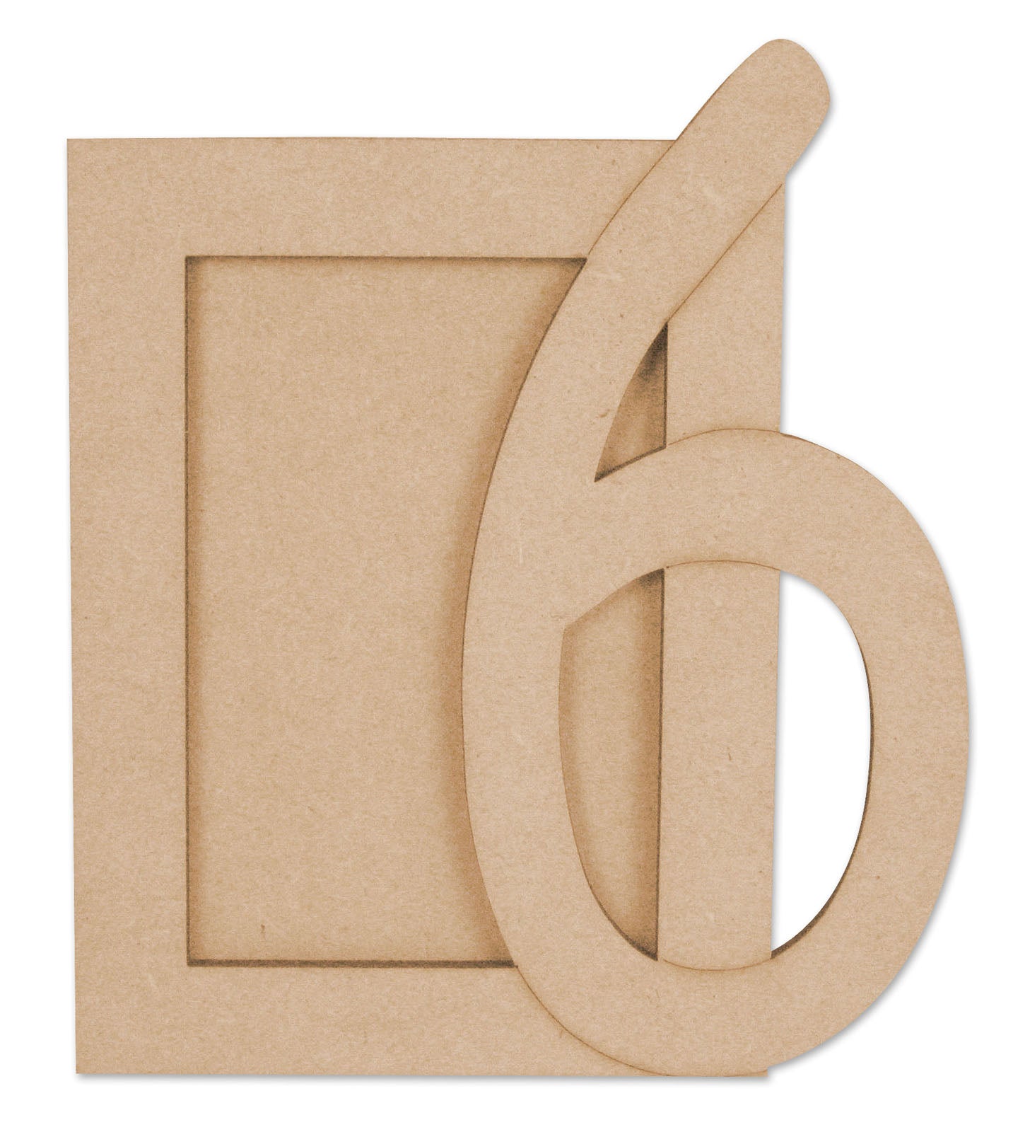 Vaessen Creative • MDF-Fotorahmen, Figur, Porträt, 6
