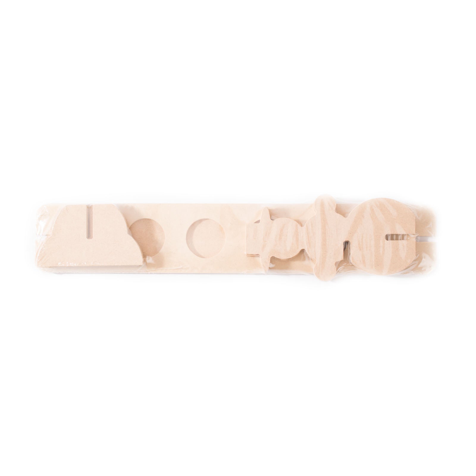 Vaessen Creative • MDF-Weihnachtskerzenhalter gerader Schneemann
