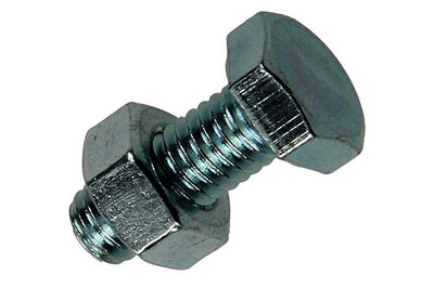 Mack 1020213 - Hahnschraube + Mutter verzinkt 50 Stück M6 x 16 mm | 5 Stück