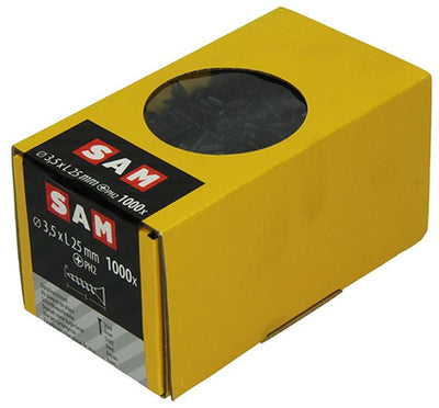 Mack 1020282 - Gipskartonschraube schwarz phosphatiert. 1000 Stück 3,5 x 25 mm | 2 Stk