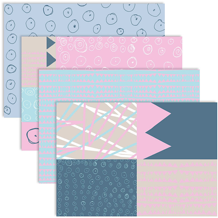 Vivi Gade Decoupage-Papier, Blatt 25 x 35 cm, 17 g, 4 x 2 Blatt, 1 Box