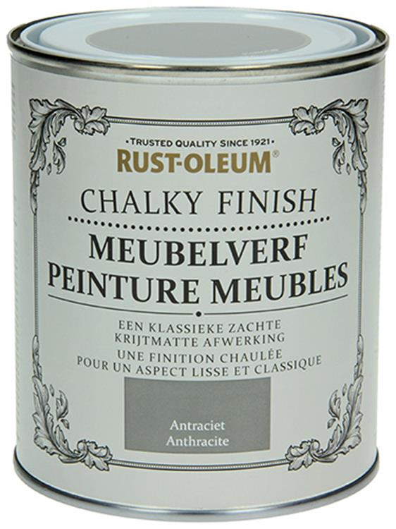 Rust-Oleum 1050968 – Möbelfarbe Anthrazit 750 ml | 1 Stk