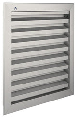 Renson 1006226 – Wandgitter Einbau 411 Alu F1 300 x 300 mm | 1 Stk - afbeelding 1