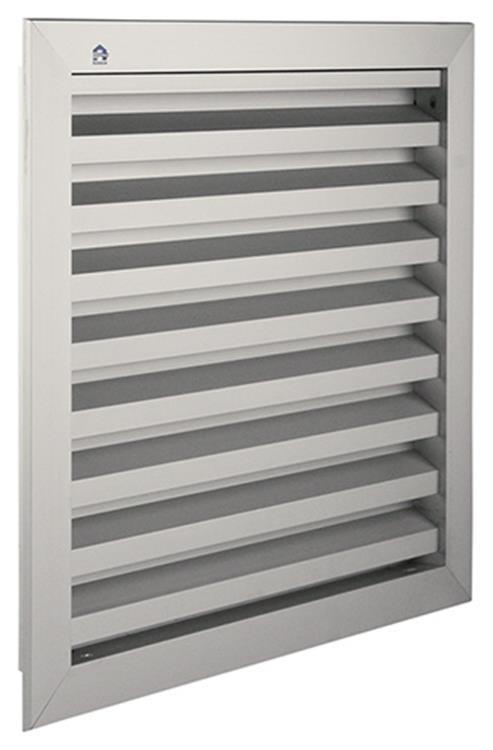 Renson 1006226 – Wandgitter Einbau 411 Alu F1 300 x 300 mm | 1 Stk