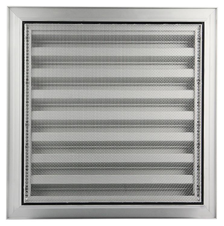 Renson 1006226 – Wandgitter Einbau 411 Alu F1 300 x 300 mm | 1 Stk
