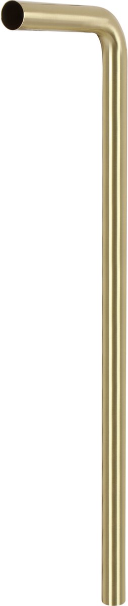 Differnz Bodenrohr mattgold - langlebiger Edelstahl - 32 mm - 750 x 220 mm