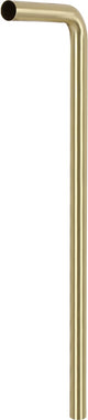 Differnz Bodenrohr mattgold - langlebiger Edelstahl - 32 mm - 750 x 220 mm