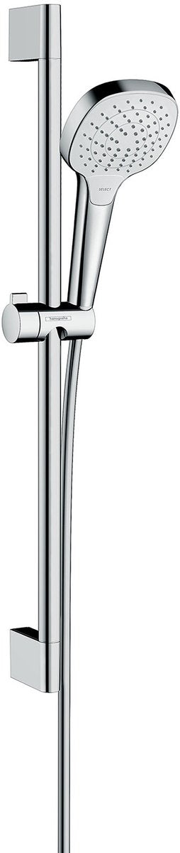 Hansgrohe Croma Select e Brauseset Vario mit Unica'croma Gleitstange 65 cm weiß chrom