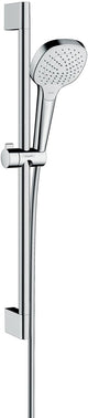 Hansgrohe Croma Select e Brauseset Vario mit Unica'croma Gleitstange 65 cm weiß chrom