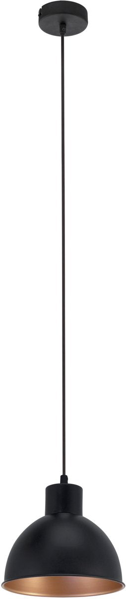 Eglo Truro 1 Hängelampe – E27 – ø 21 cm – schwarzes Kupfer