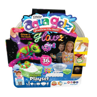 Aqua Gelz glüht in den dunklen Figuren spielen Set Set