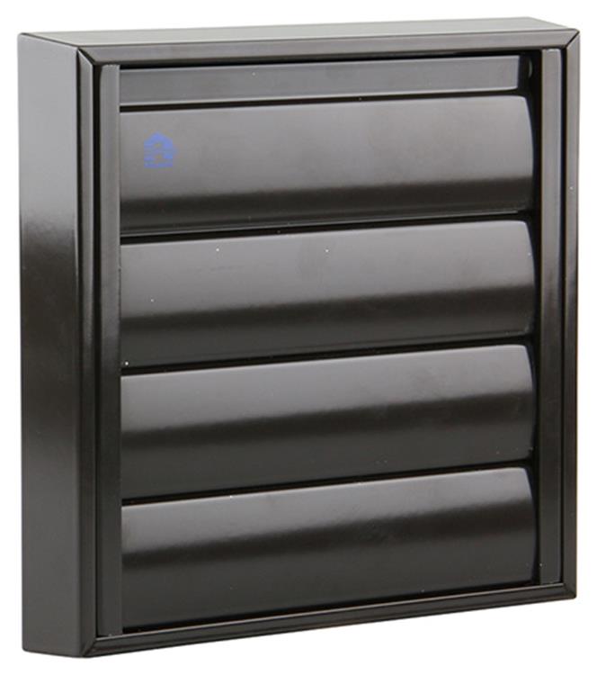 Renson 1006252 - Dunstabzugshaubengitter Aufputz 433 Alu Ral 8019 173x173mm | 2 Stk