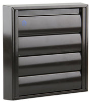 Renson 1006252 - Dunstabzugshaubengitter Aufputz 433 Alu Ral 8019 173x173mm | 2 Stk - afbeelding 1