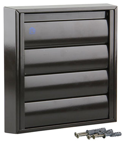 Renson 1006252 - Dunstabzugshaubengitter Aufputz 433 Alu Ral 8019 173x173mm | 2 Stk