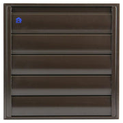 Renson 1006255 - Dunstabzugshaubengitter Aufputz 433 Alu Ral 8019 210x210mm | 2 Stk - afbeelding 2