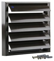 Renson 1006255 - Dunstabzugshaubengitter Aufputz 433 Alu Ral 8019 210x210mm | 2 Stk - afbeelding 3