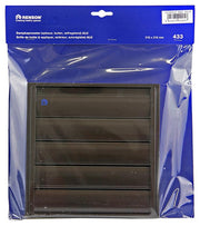 Renson 1006255 - Dunstabzugshaubengitter Aufputz 433 Alu Ral 8019 210x210mm | 2 Stk - afbeelding 5