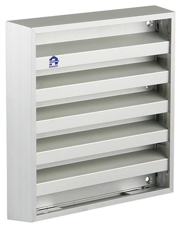 Renson 1006232 - Wandgitter Aufputz 431 Aluminium f1 165x165mm | 2 Stk