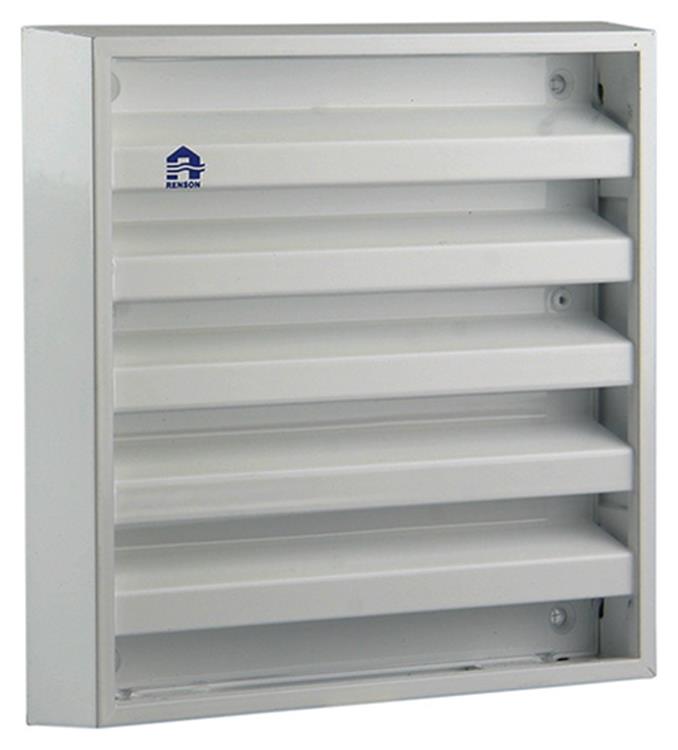 Renson 1006233 - Wandgitter Aufputz 431 Alu Ral 9010 165x165mm | 2 Stk