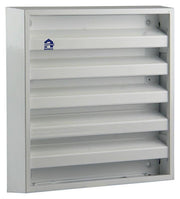 Renson 1006233 - Wandgitter Aufputz 431 Alu Ral 9010 165x165mm | 2 Stk - afbeelding 1