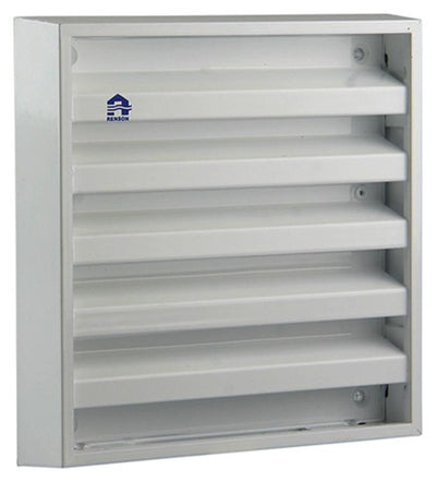 Renson 1006233 - Wandgitter Aufputz 431 Alu Ral 9010 165x165mm | 2 Stk