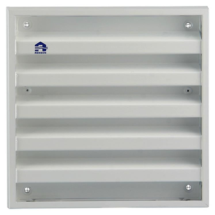 Renson 1006233 - Wandgitter Aufputz 431 Alu Ral 9010 165x165mm | 2 Stk