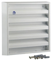Renson 1006233 - Wandgitter Aufputz 431 Alu Ral 9010 165x165mm | 2 Stk - afbeelding 3