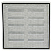 Renson 1006233 - Wandgitter Aufputz 431 Alu Ral 9010 165x165mm | 2 Stk - afbeelding 4