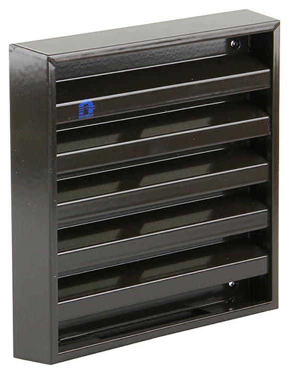 Renson 1006234 - Wandgitter Aufputz 431 Aluminium RAL8019 165x165mm | 2 Stk
